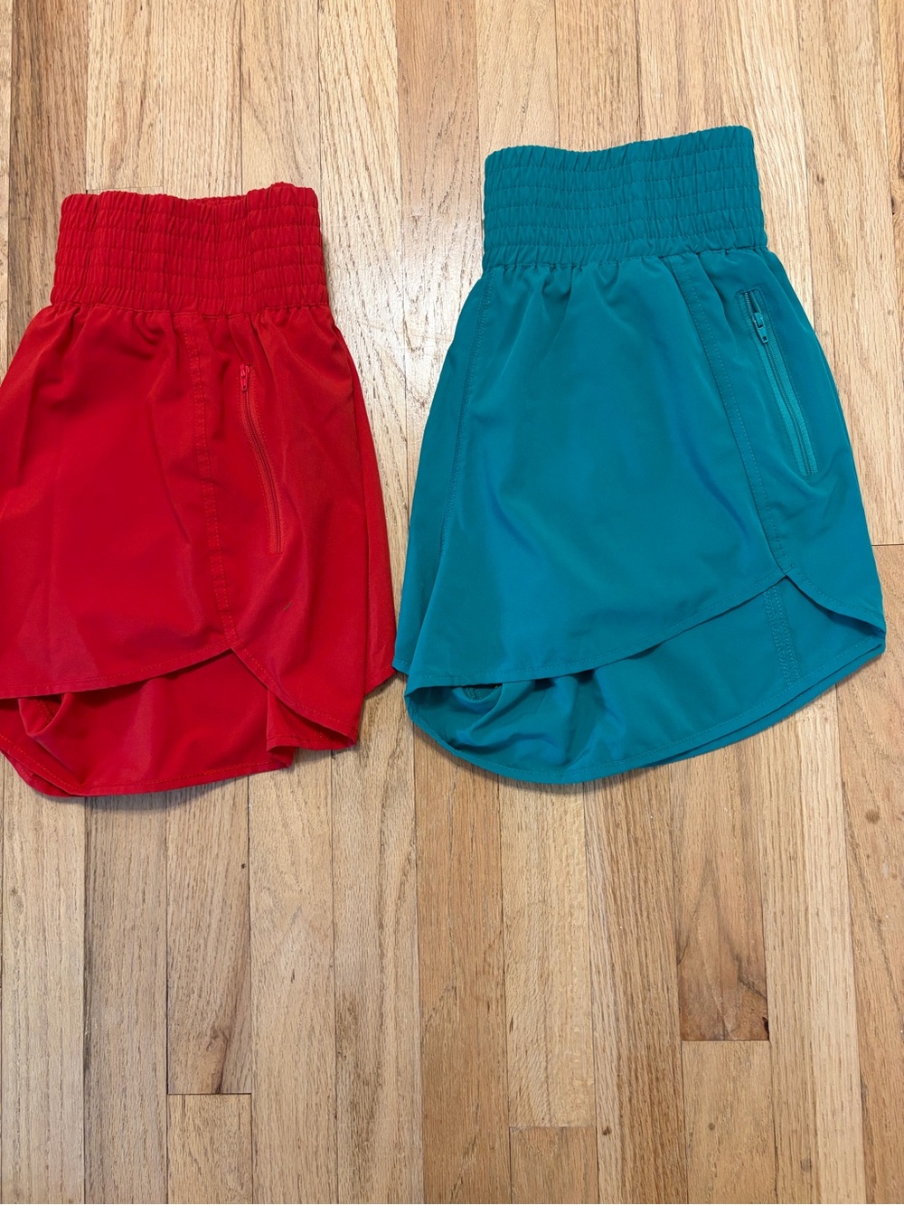 Women’s Bundle of Athletic Skort - Red and Teal